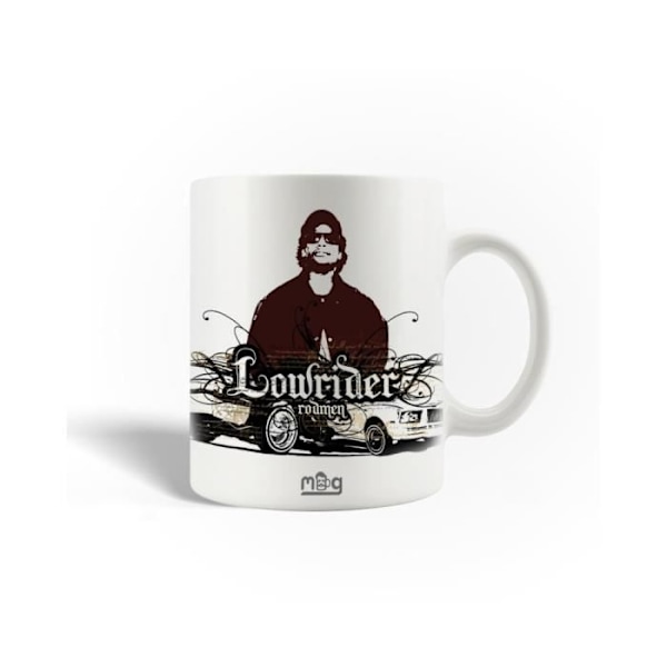 Mugg i Keramik - Eazy-E - Hip Hop - 30cl - Diskmaskinssäker - Vit