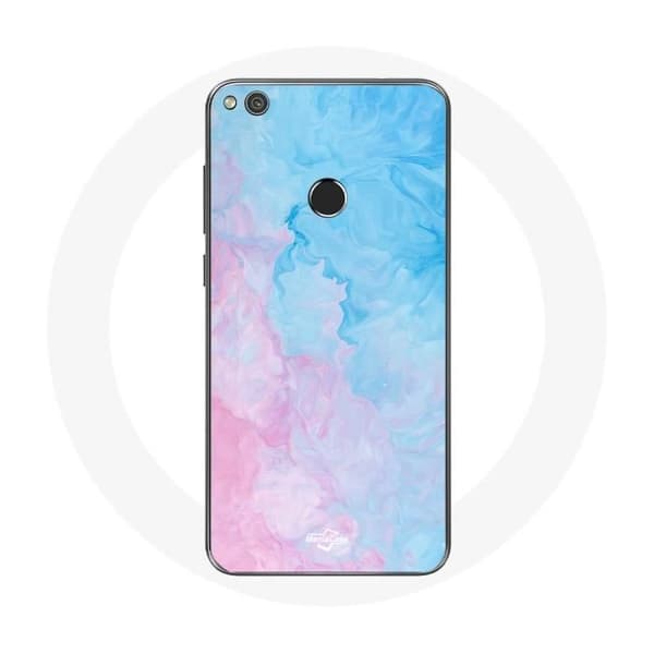 Cover til Huawei P8 Lite 2017 Blå rosa baggrund