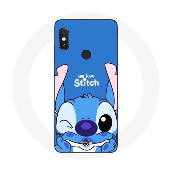 Coque - Xiaomi - Redmi Note 5 Pro - Söt stygn - Flexibel - Syntetiskt skydd Blå