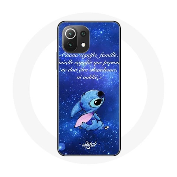 Coque - Xiaomi - Mi 11 Lite - Stitch Ohana Citations - Mjuk - Syntetiskt skydd