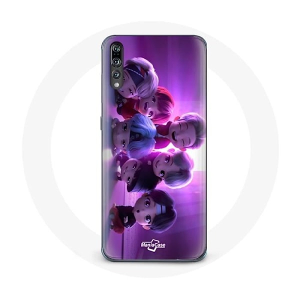 Coque för Huawei P20 Pro BTS TinyTAN Animation Affisch RM Jin Suga J-Hope Jimin V och Jungkook Mic Drop