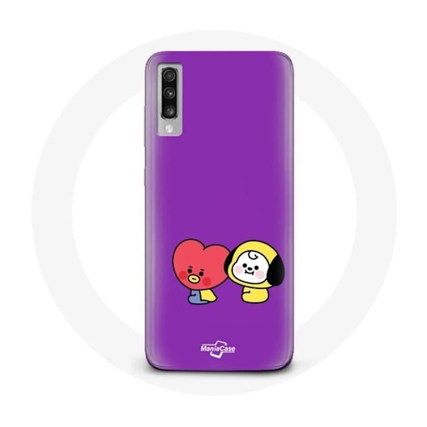 Coque för Samsung Galaxy A50 BTS Bangtan Sonyeondan BT21 Tata V Chimmy Jimin