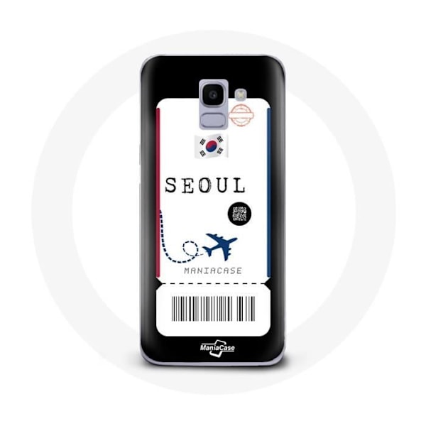Coque för Samsung Galaxy A8 2018 Flygbiljett Seoul Sydkorea