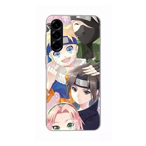 Coque - Maniacase - Samsung Galaxy A56 - Silikon - Svart - Kakashi Naruto Sasuke Sakura Svart