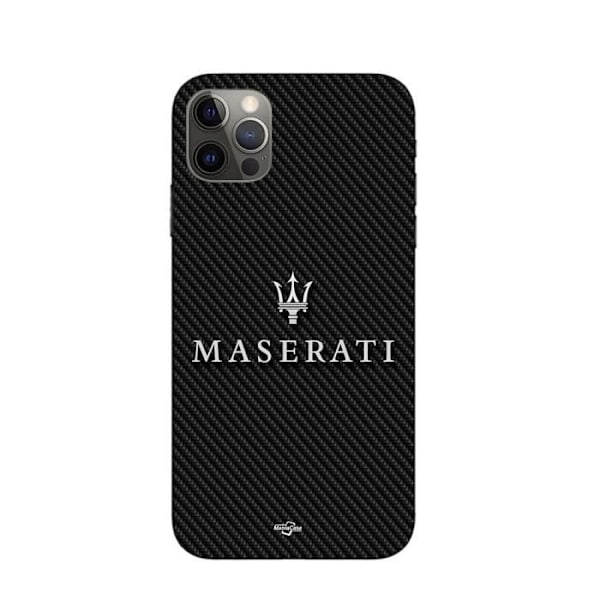 Coque - Maserati - Iphone 14 Pro Max - Vit - Kolfiber - Hård Vit