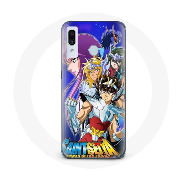Coque för Samsung Galaxy A20 De riddarna av Zodiaken Anime Kult Saint Seiya Manga