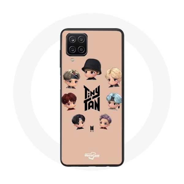 Coque för Samsung Galaxy A12 BTS TinyTAN Animation Affisch RM Jin Suga J-Hope Jimin V och Jungkook