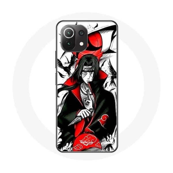 Coque pour Xiaomi Mi 11 Lite Itachi Uchiwa Naruto Anime Teaser