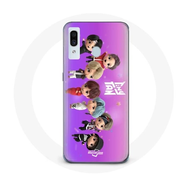 Coque för Samsung Galaxy A20e BTS TinyTAN Animation Affisch RM Jin Suga J-Hope Jimin Jungkook Och V Mic Drop Dans