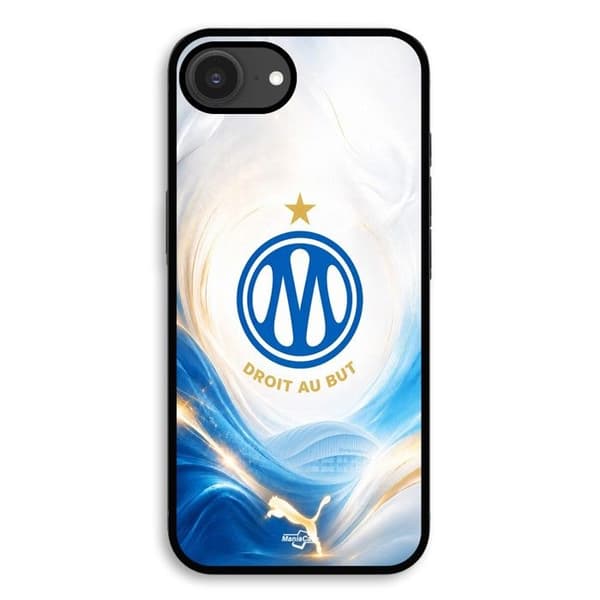 Coque til iPhone 16e OM ny logo lige til point Puma Maniacase Svart