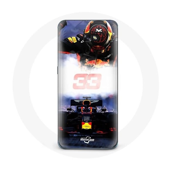 Coque för Samsung Galaxy A3 2016 Formule 1 Max Verstappen F1-förare svart röd och gul