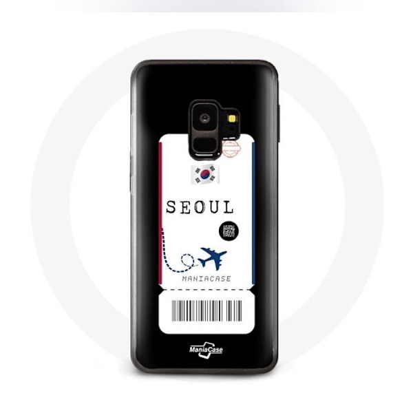 Coque - Samsung - Galaxy S9 - Blød - Sort - Flybillet