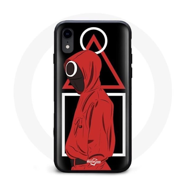 Coque - Spela - Iphone X - Mjuk - Svart - Squid Game-mönster