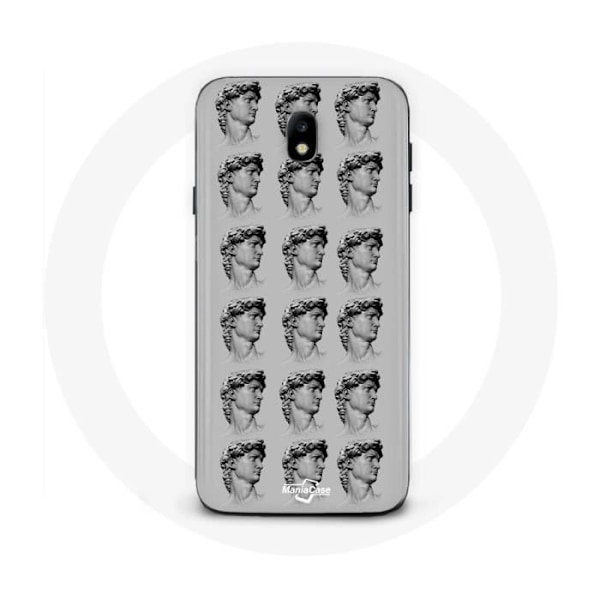 Coque Samsung Galaxy J3 2017 Statue grå bakgrund