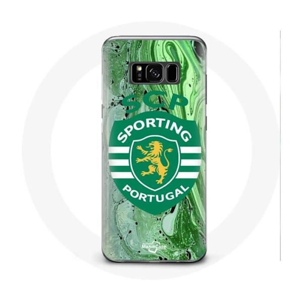 Coque Samsung Galaxy S8 scp Sporting Portugal grön bakgrund