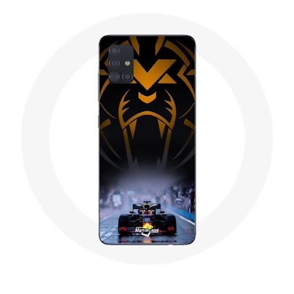 Skydd för Samsung Galaxy A71 Formel 1 Sebastian Vettel F1-förare Svart