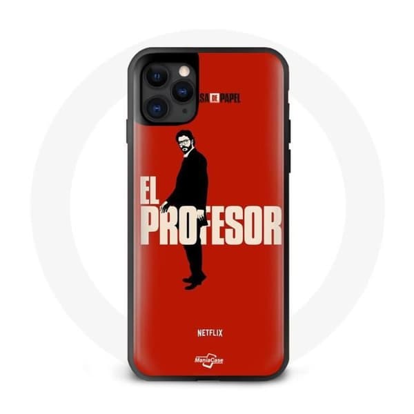 Coque iPhone 13 pro La Casa de Papel El Profesor Art