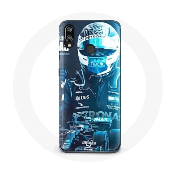 Coque för Huawei P20 Lite Formule 1 Valtteri Bottas F1-förare Svart