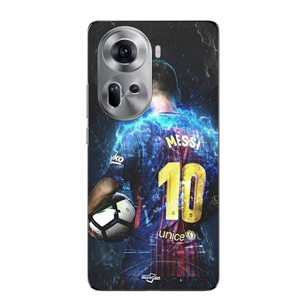 Coque - Maniacase - Oppo Reno 11 5G - Fotbollssuperstjärna - Silikon - Svart
