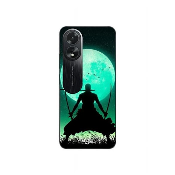 Coque Oppo A38 roronoa zoro trippel svärd fullmåne Maniakåda