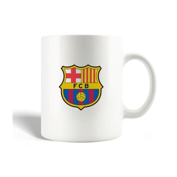 Mugg - FCB - Logotyp - Keramik - 30 cl - Diskmaskinssäker