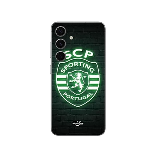 Coque Samsung Galaxy S24 FE SCP SPORTING PORTUGAL LUMINEUX FOND NOIR Maniacase