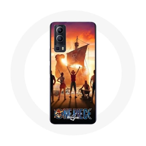 Coque - Maniacase - Vivo Y72 - Mjuk - Svart - One Piece Poster Equipages Konst