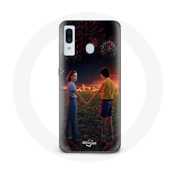 Coque - Samsung - Galaxy A20 - Svart - Mjuk - Stranger Things