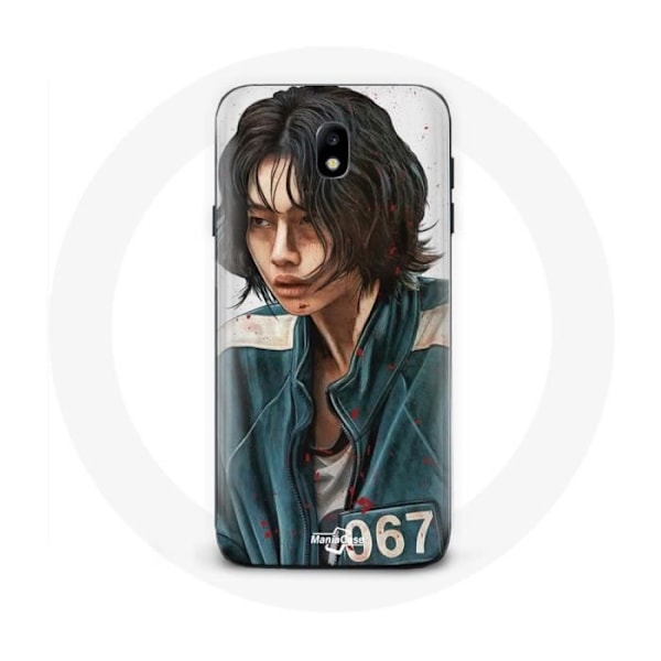 Coque för Samsung Galaxy j7 2017 Squid Game Kang Sae Byeok Nummer 067