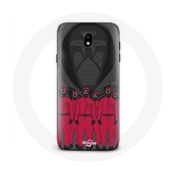 Coque Samsung Galaxy J3 2017 Squid Game Affisch masker karaktärer