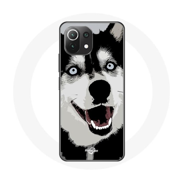 Coque för Xiaomi Mi 11 Lite Husky från Sibirien Blå Ögon