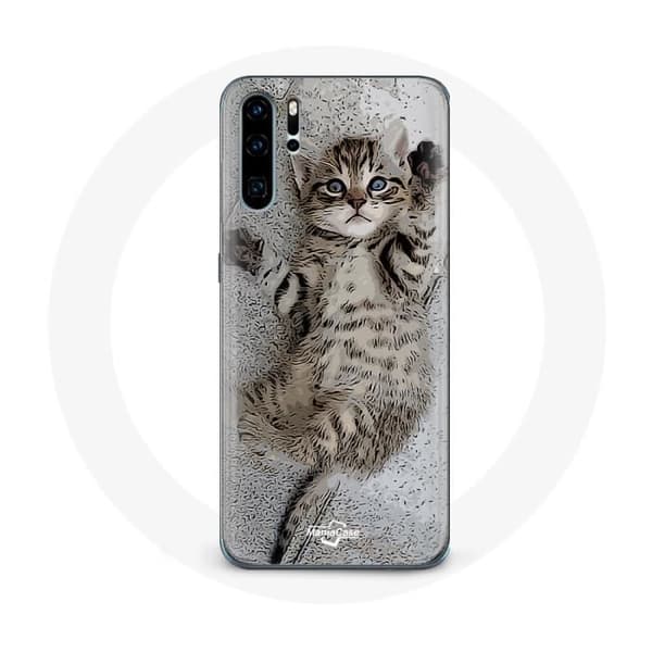Cover til Huawei P30 Pro sød Bengal kat