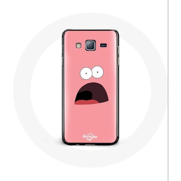 Coque för Samsung Galaxy J3 Patrick Stjärna Svampbob Fyrkant Rosa