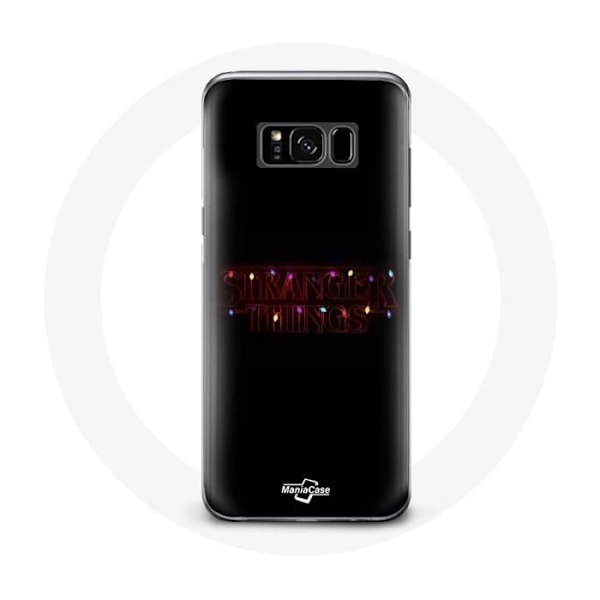 Coque för Samsung Galaxy S8 Plus Stranger Things Affisch Logotyp God Jul