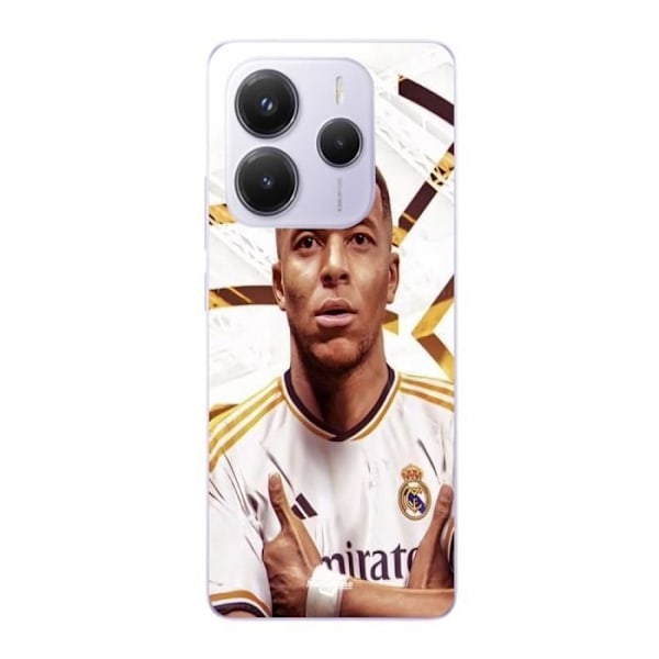 Coque - Maniacase - Xiaomi Redmi Note 14 5G - Kylian Mbappe - Mjuk - Svart