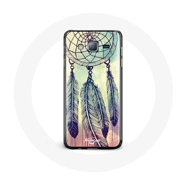 Coque för Samsung Galaxy Grand Prime Färgglad drömfångare brun