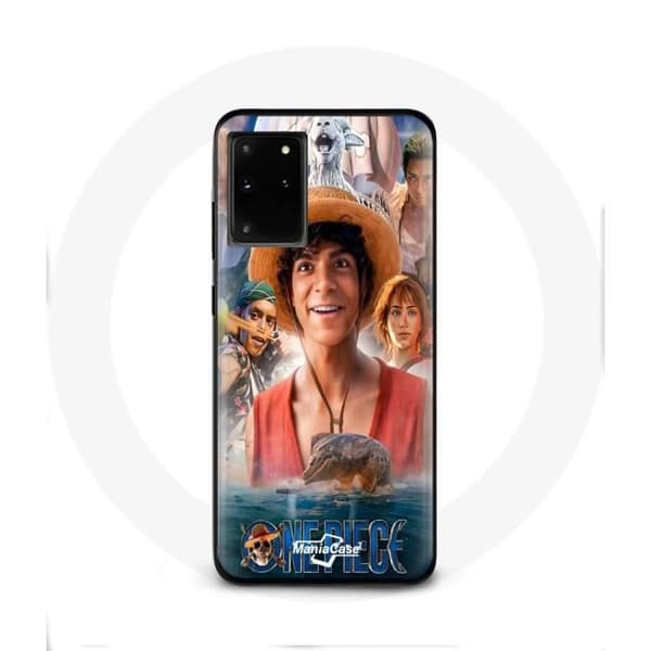 Coque - Maniacase - Samsung Galaxy S11 Plus - One Piece Luffy - Blød - Sort