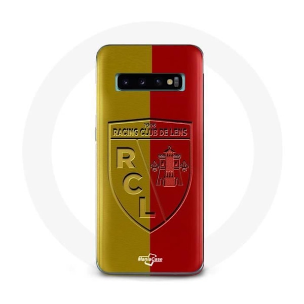Coque Samsung Galaxy S10 rcl-objektiv Logotyp gul och röd