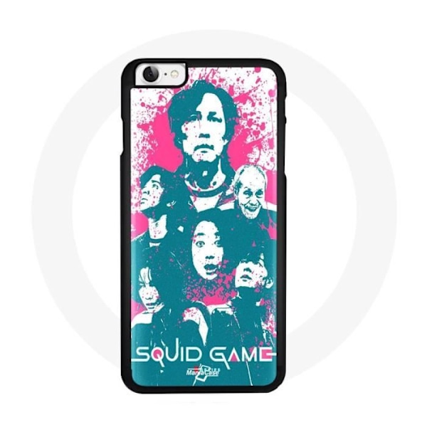 Coque Iphone 4 - Maniacase - Mjuk - Svart - Squid Game - Unisex