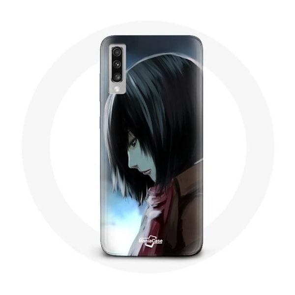 Coque för Samsung Galaxy A50 Mikasa Ackerman Attack on Titan Manga Anime