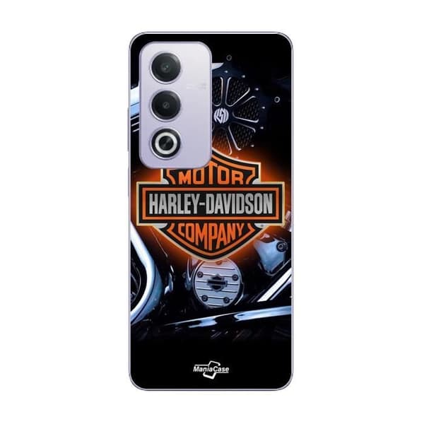 Coque - MANIACASE - Oppo A80 - Sort - Harley Davidson Logo - Blød