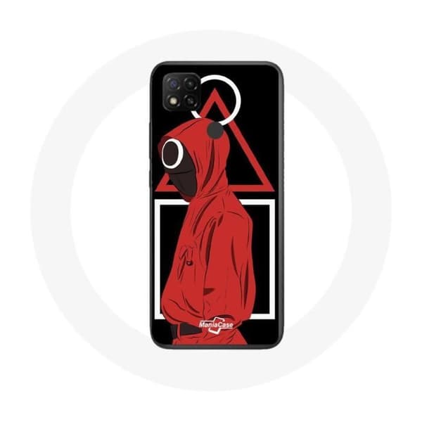 Coque - Xiaomi - Redmi 9C - Blød - Beskyttelse - Squid Game Svart