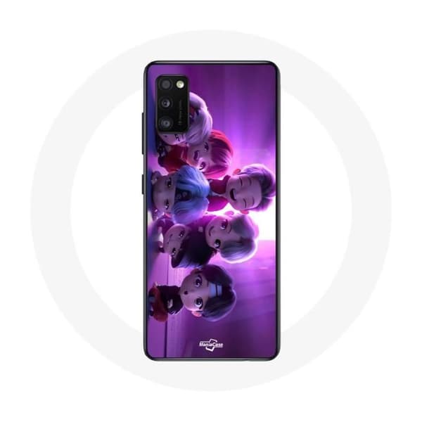 Coque - BTS - Samsung Galaxy A41 - Blød - Lilla - TinyTAN Animation