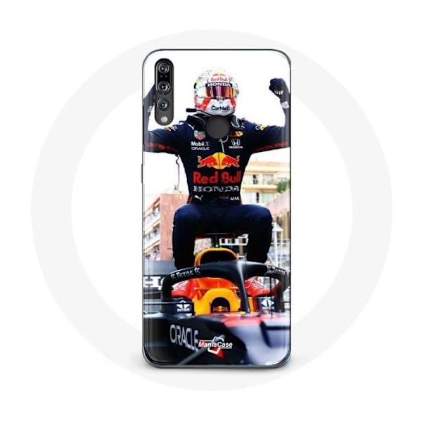 Coque för Huawei P30 Lite Formel 1 Verstappen Bilförare F1 svart röd och gul