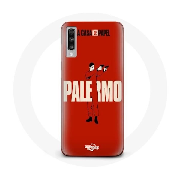 Coque - La casa de papel - Samsung Galaxy A50 - Röd - Suddig - Skydd