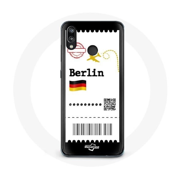 Coque för Huawei P20 Lite Flygbiljett berlin