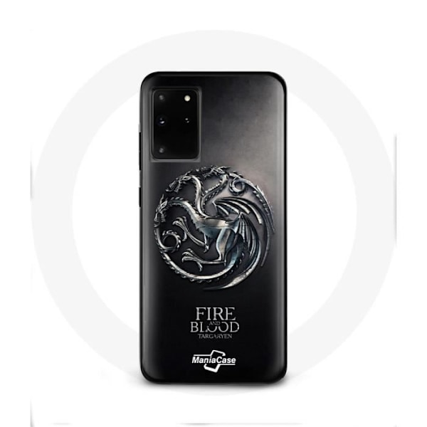 Coque - Samsung - Galaxy S11 Plus - Targaryen - Svart - Rigida