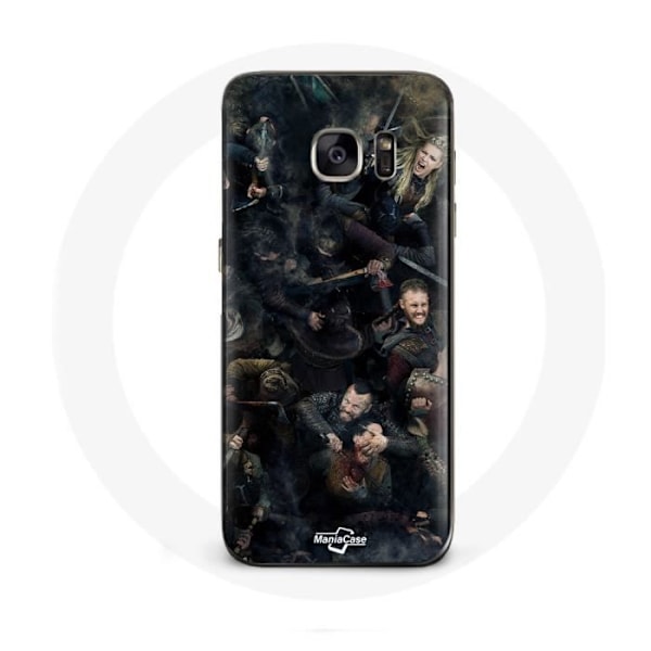 Coque för Samsung Galaxy S6 Vikings Teaser Säsong 6 Affisch Karaktärer Konst