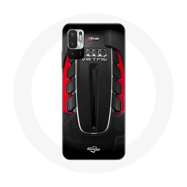 Coque - Audi - Xiaomi Redmi Note 10 5G - Blød - Rød - Beskyttelse Röd