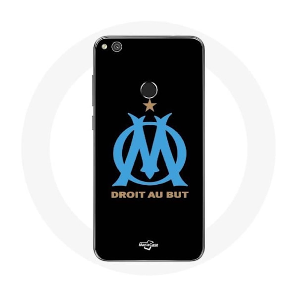 Coque för Huawei P8 Lite 2017 Olympique de Marseille-logotyp svart bakgrund